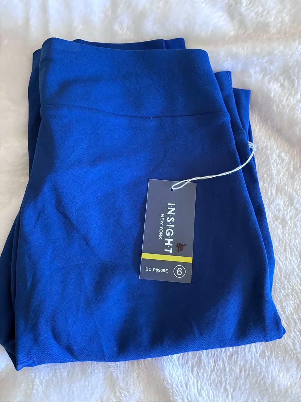 Insight Cobalt Blue Leggings NWT Size 6